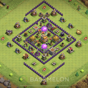 Town Hall Level 7 Farm Base Design 2025, Anti Everything, Layout #1890