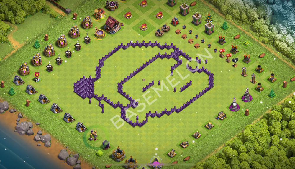 Town Hall Level 7 Progress Base Design 2025, Layout #1925