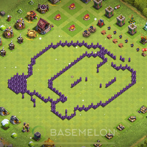 Town Hall Level 7 Progress Base Design 2025, Layout #1925