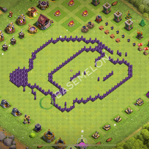 Town Hall Level 7 Progress Base Design 2025, Layout #1925