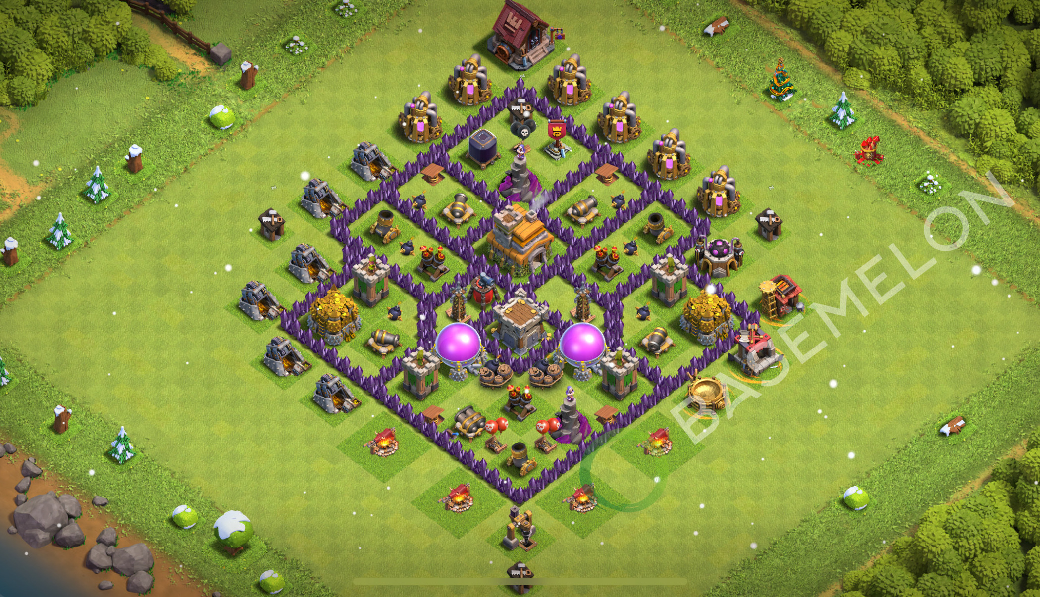 Ayuntamiento 7 Defensa Clash Of Clans Aldea 2026 Con Enlace TH7 Anti Ayuntamiento 7 Defensa Clash Of Clans Aldea 2026 Con Enlace TH7 Anti