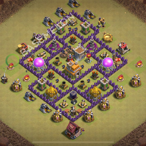 Town Hall Level 7 War Base Design 2026, Anti 2 Stars, Anti Everything, Layout #2772
