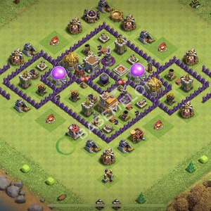 Hôtel de Ville Level 7 Farming Base  2026, Niveaux max, Hybride, Village #2889