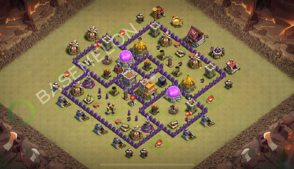 Town Hall Level 7 War Base Design 2026, Max Levels, Anti Everything, Layout #2904