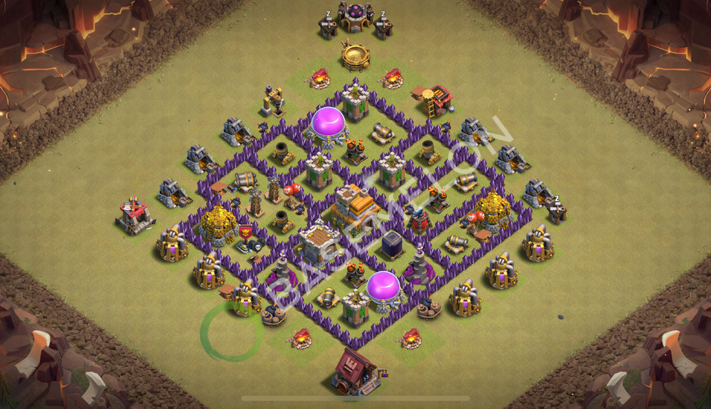 Town Hall Level 7 War Base Design 2026, Anti 2 Stars, Anti Everything, Layout #2913