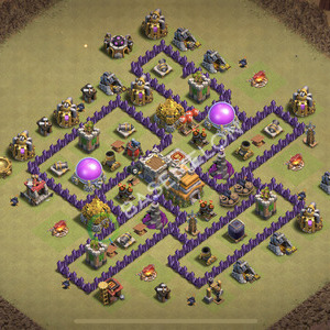 Town Hall Level 7 War Base Design 2026, Anti 3 Stars, Anti Everything, Layout #2964