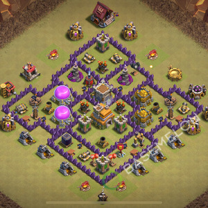 Rathaus Level 7 Krieg Base 2026, Anti 3 Sterne, Anti Alles, Layout #3026