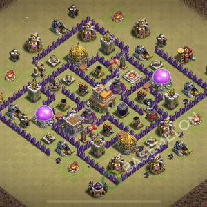 Town Hall Level 7 War Base Design 2026, Anti 3 Stars, Anti Everything, Layout #3058
