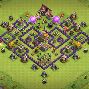 Town Hall Level 7 Trophy/Defense Base Design 2026, Anti 3 Stars, Anti Everything, Layout #3226