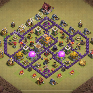 Town Hall Level 7 War Base Design 2026, Anti 3 Stars, Anti Everything, Layout #3335