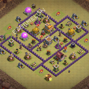 Town Hall Level 7 War Base Design 2026, Max Levels, Anti Everything, Layout #3383