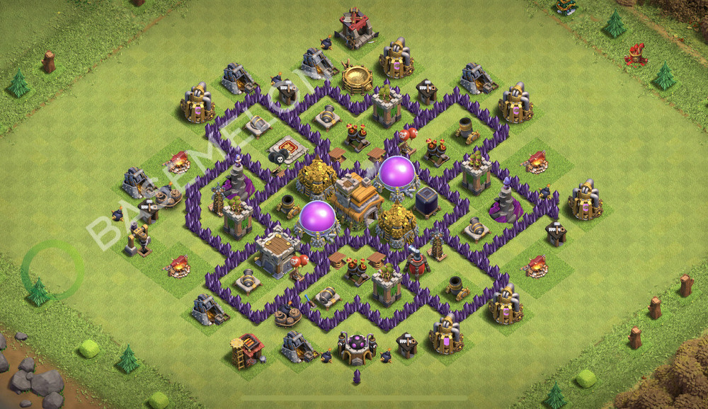 Town Hall Level 7 Farm Base Design 2026, Hybrid, Layout #3403