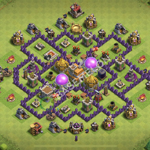 Town Hall Level 7 Farm Base Design 2026, Hybrid, Layout #3403