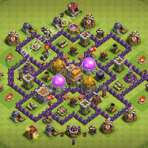 Town Hall Level 7 Farm Base Design 2026, Hybrid, Layout #3403