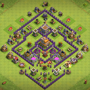 Town Hall Level 7 Farm Base Design 2026, Anti 2 Stars, Hybrid, Layout #3463