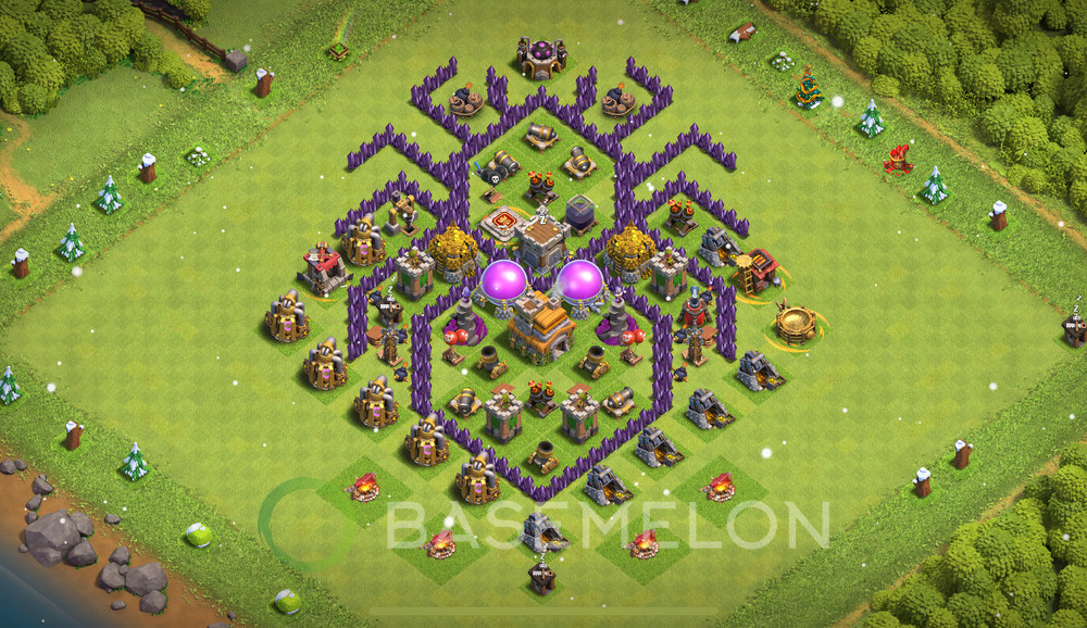 Town Hall Level 7 Progress Base Design 2024, Layout #563