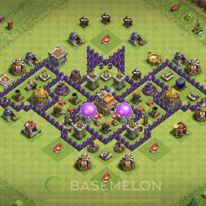 Town Hall Level 7 Progress Base Design, Layout #756