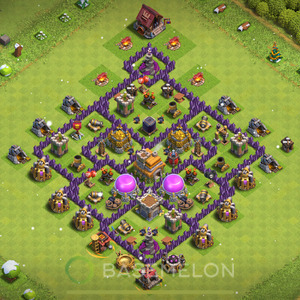 Town Hall Level 7 Farm Base Design 2025, Anti 2 Stars, Anti Everything, Layout #824