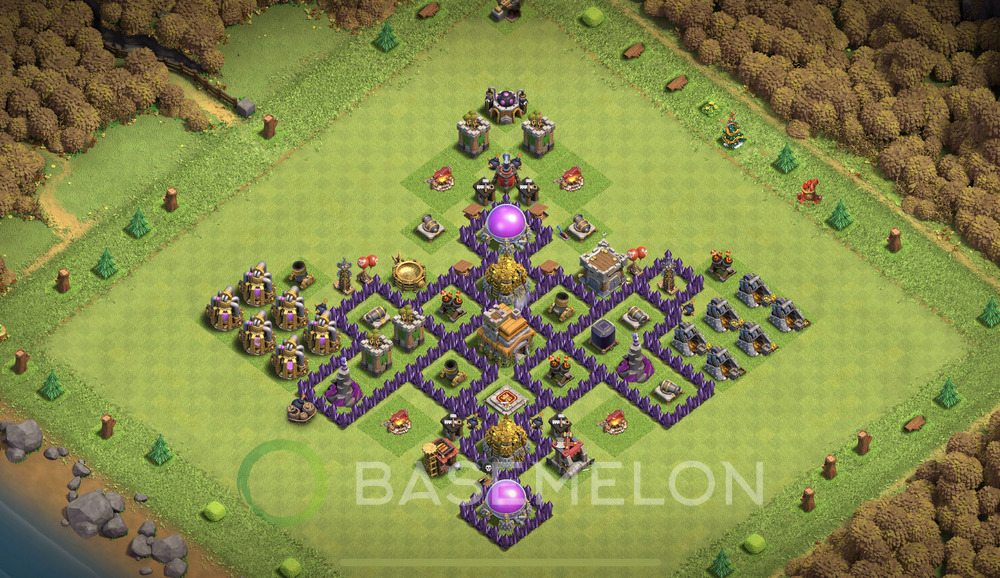 Town Hall Level 7 Progress Base Design 2024, Layout #882