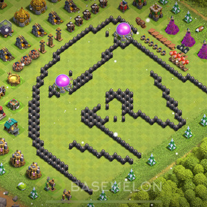 Town Hall Level 8 Progress Base Design 2025, Layout #1234