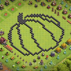 Town Hall Level 8 Progress Base Design 2025, Layout #1528