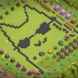 Town Hall Level 8 Progress Base Design 2025, Layout #1644