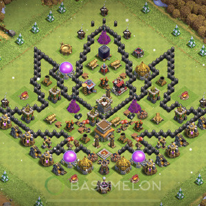 Town Hall Level 8 Progress Base Design 2025, Layout #1676