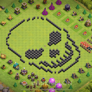 Town Hall Level 8 Progress Base Design 2025, Layout #1785