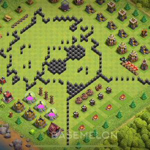 Town Hall Level 8 Progress Base Design 2025, Layout #1792