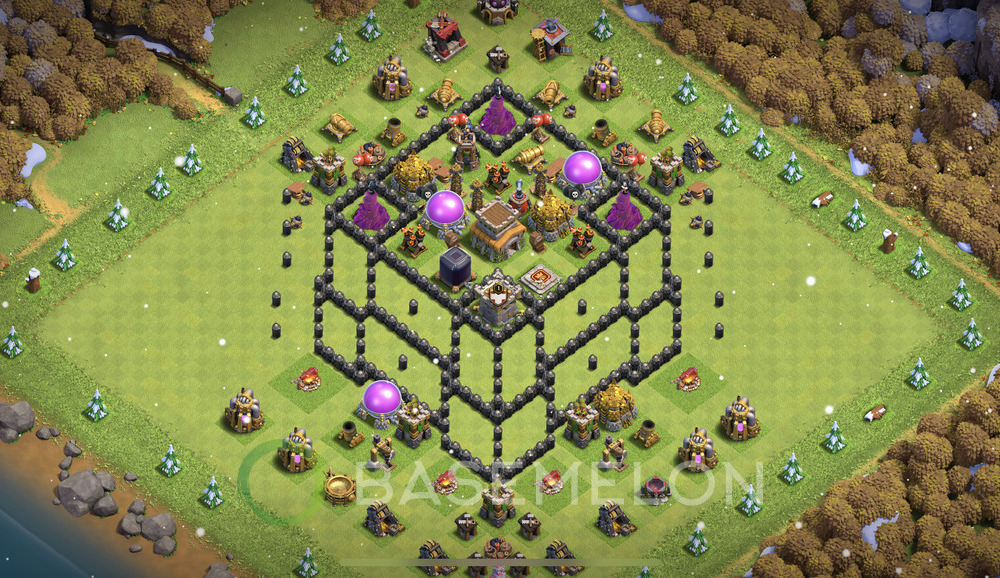 Rathaus Level 8 Progress Base 2025, Layout #1857