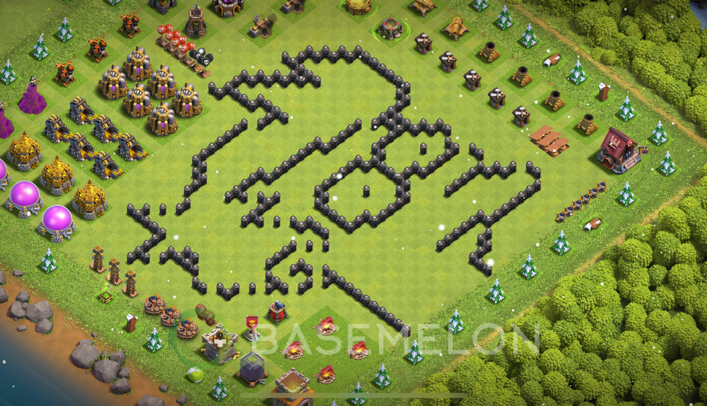 Town Hall Level 8 Progress Base Design 2025, Layout #2120