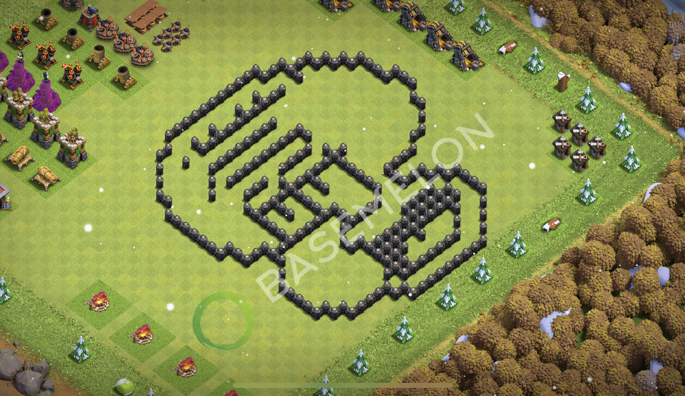 Town Hall Level 8 Progress Base Design 2025, Layout #2257