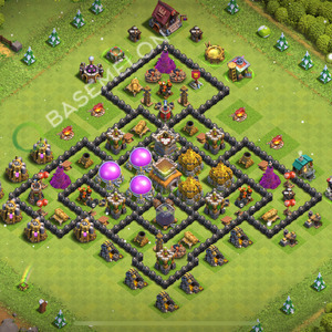 Aldea del Ayuntamiento Nivel 8 para Farming, Niveles Máximos, Anti Todo Diseño 2026, #2477