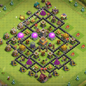 Town Hall Level 8 Farm Base Design 2026, Anti 2 Stars, Layout #2517