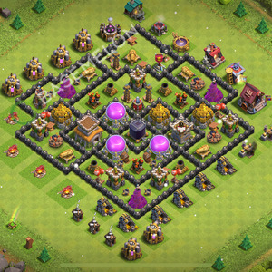Town Hall Level 8 Farm Base Design 2026, Layout #2620