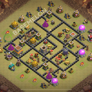 Town Hall Level 8 War Base Design 2026, Layout #2941