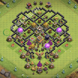 Town Hall Level 8 Farm Base Design 2026, Anti Everything, Layout #3045