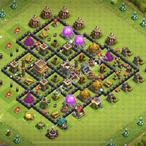 Hôtel de Ville Level 8 Trophées/Défense Base  2026, Niveaux max, Hybride, Village #3126