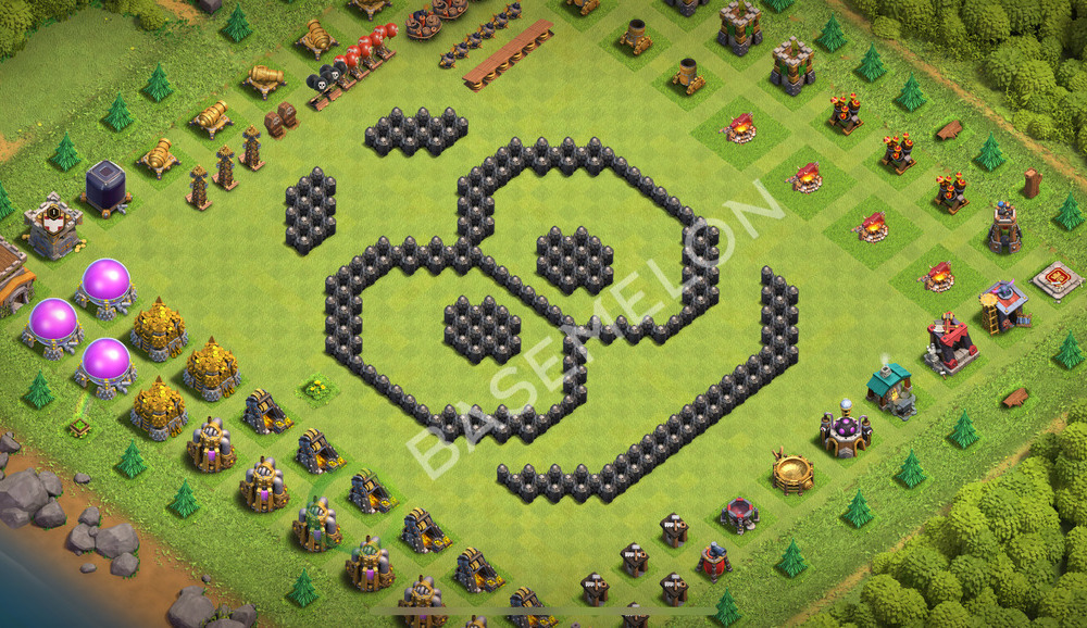 Hôtel de Ville Level 8 Progress Base  2026, Village #3136