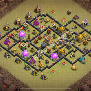 Hôtel de Ville Level 8 Guerre GDC Base  2026, Niveaux max, Hybride, Village #3140