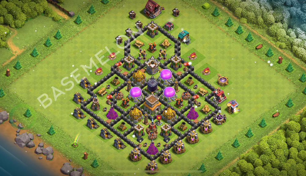 Town Hall Level 8 Farm Base Design 2026, Max Levels, Anti Everything, Layout #3202