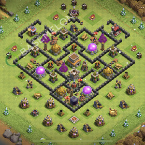 Town Hall Level 8 Farm Base Design 2026, Layout #3315