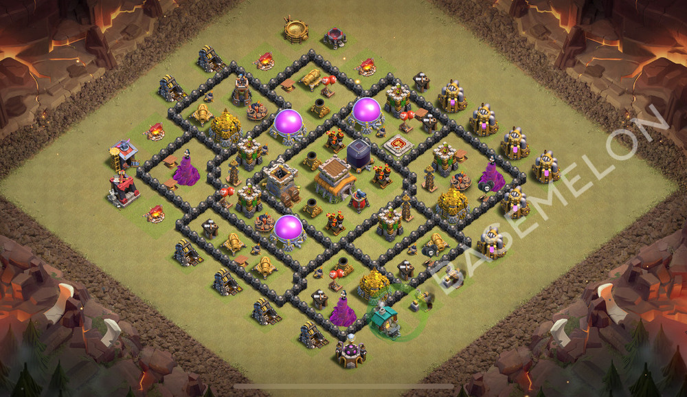 Town Hall Level 8 War Base Design 2026, Anti Everything, Layout #3317