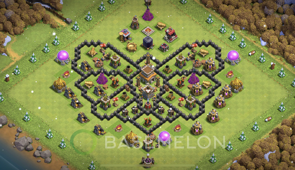 Town Hall Level 8 Progress Base Design 2024, Layout #467