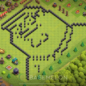 Town Hall Level 8 Progress Base Design, Layout #572