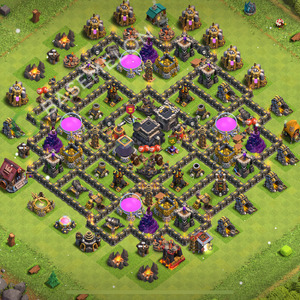 Town Hall Level 9 Farm Base Design 2026, Anti 2 Stars, Anti Everything, Layout #1229