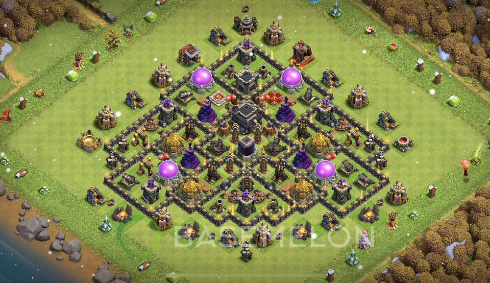 Town Hall Level 9 Farm Base Design 2025, Max Levels, Layout #1499