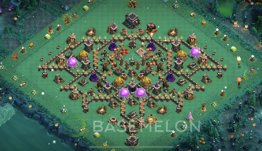 Town Hall Level 9 Progress Base Design 2025, Layout #1685