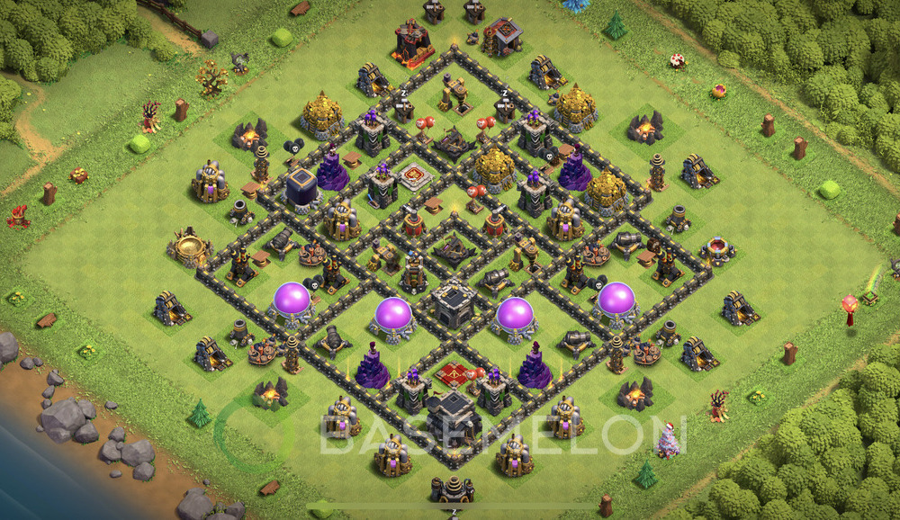 Rathaus Level 9 Farmen Base 2025, Layout #1920