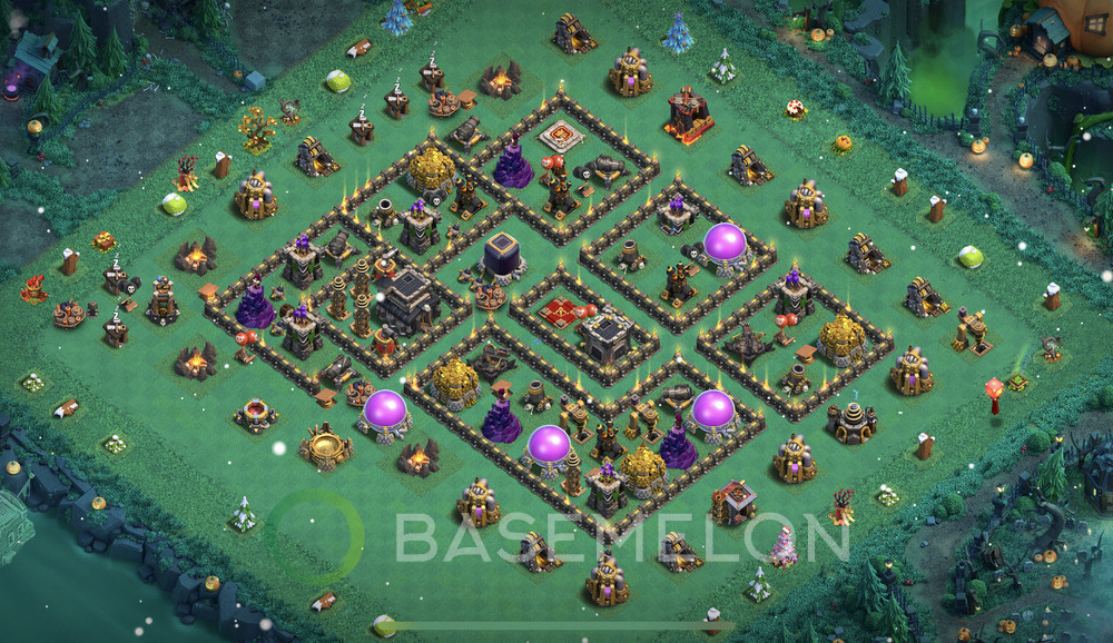 Aldea del Ayuntamiento Nivel 9 para Defensa, Anti GoWipe Diseño 2025, #2013
